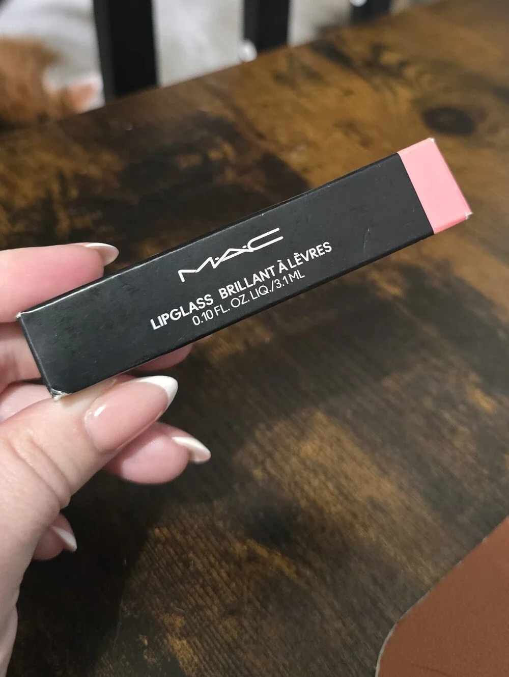 MAC Cosmetics Lipglass High Shine Lip Gloss — Nymphette Pink